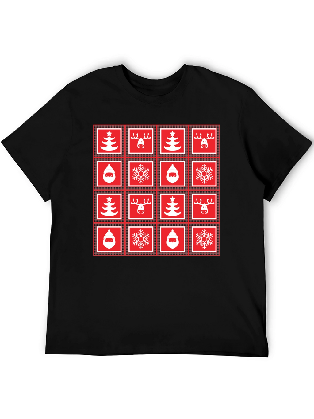 Festive Christmas Pattern T-Shirt