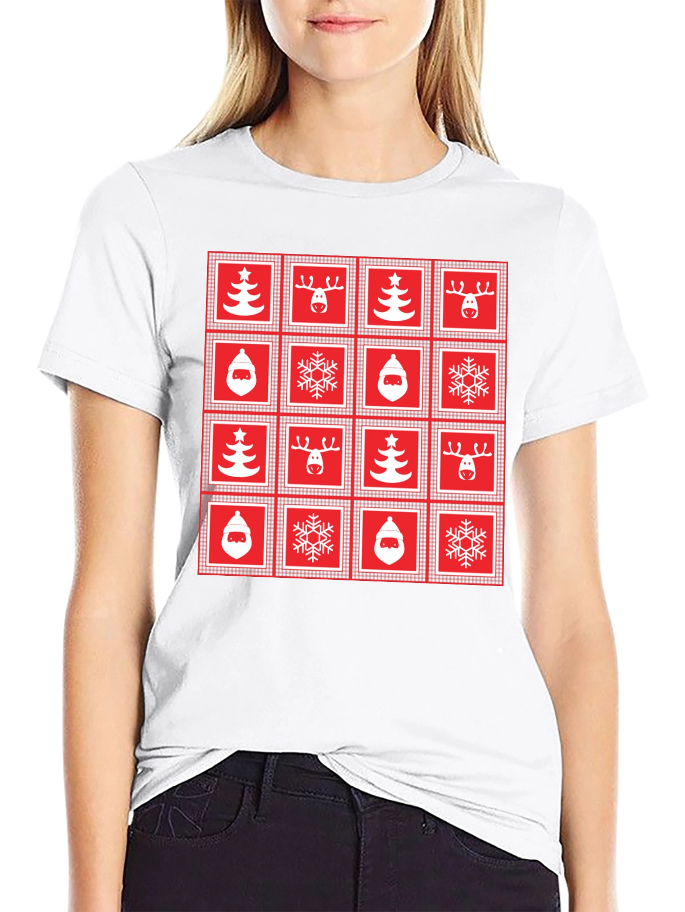 Festive Christmas Pattern T-Shirt