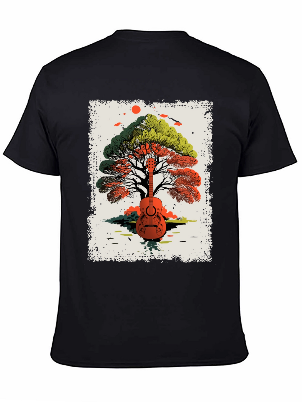 Guitar Tree Graphic Tee - Music Lovers T-Shirt