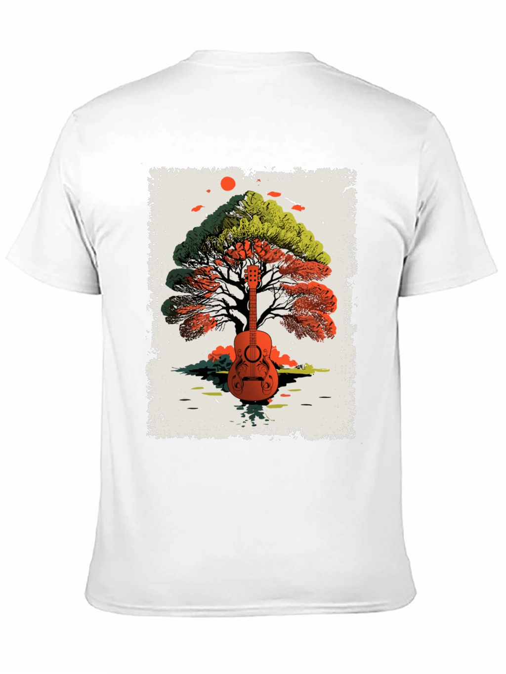 Guitar Tree Graphic Tee - Music Lovers T-Shirt