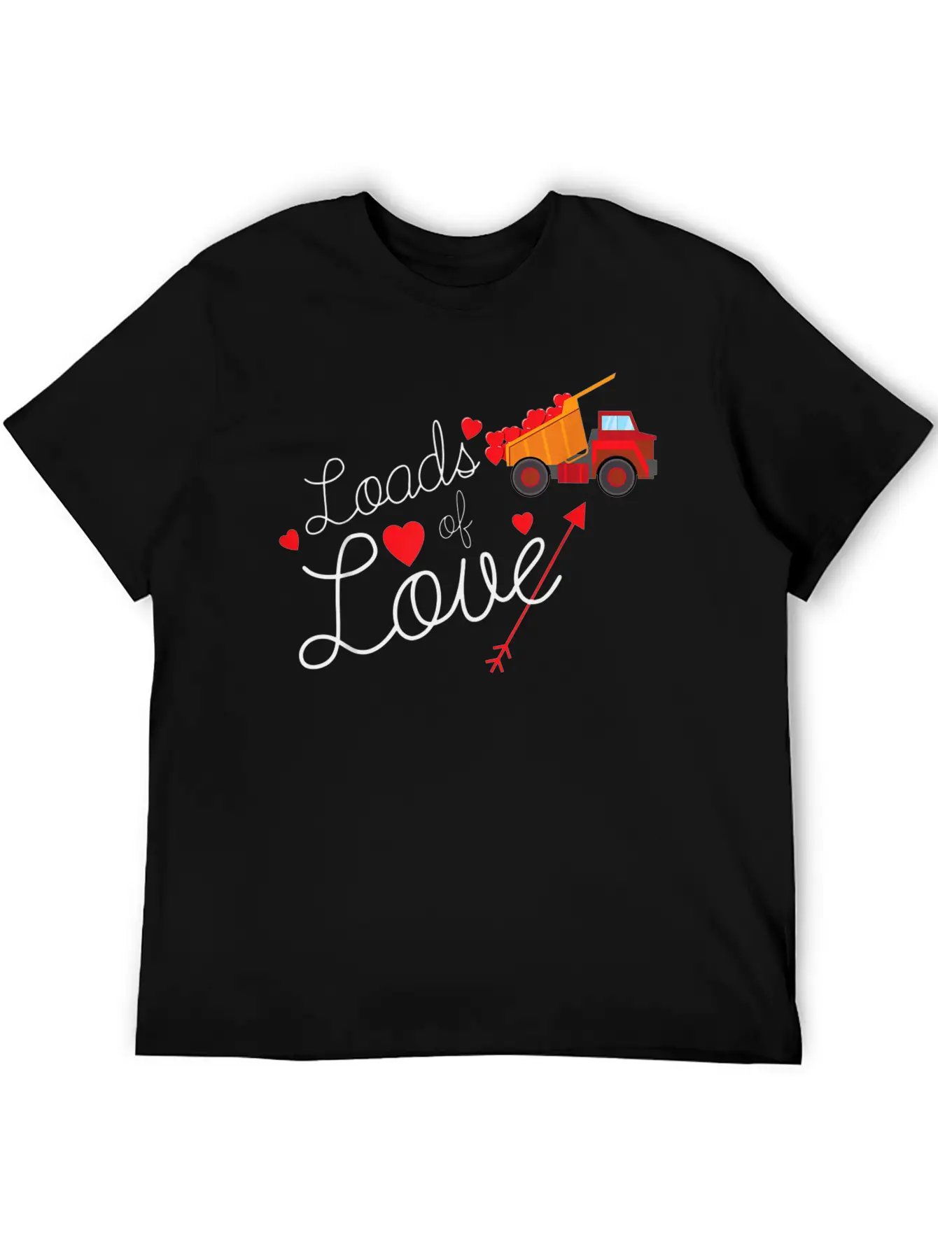 Loads Of Love Valentines Day Hearts Truck Boys Kid Breathable Soft Cotton T-Shirt – Timeless Casual Look