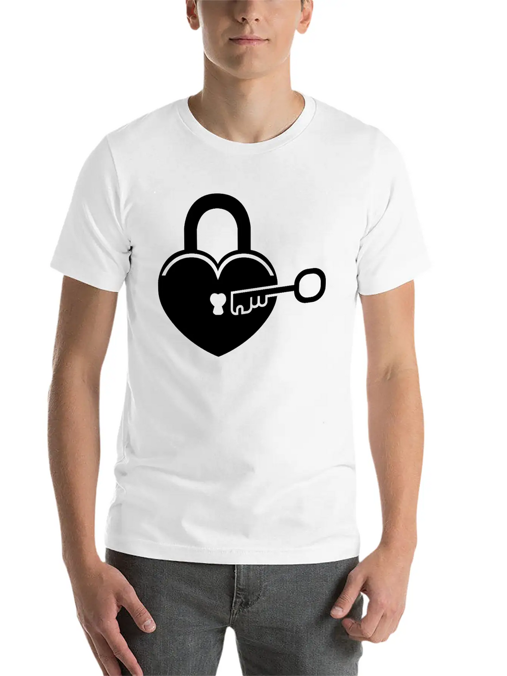 Lock To My Heart 4 Breathable Graphic T-Shirt – Perfect For Casual Days