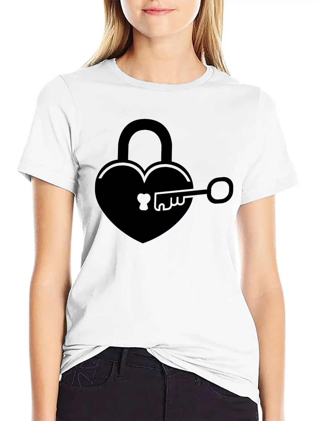 Lock To My Heart 4 Breathable Graphic T-Shirt – Perfect For Casual Days
