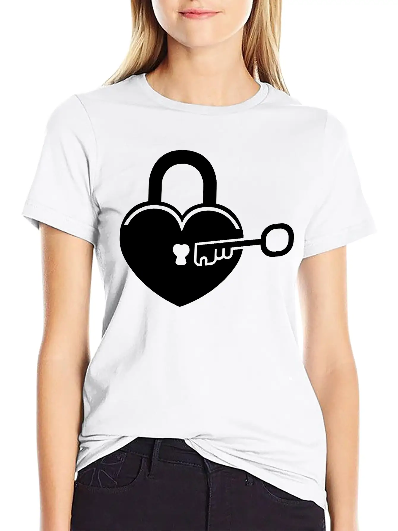 Lock To My Heart 4 Breathable Graphic T-Shirt – Perfect For Casual Days