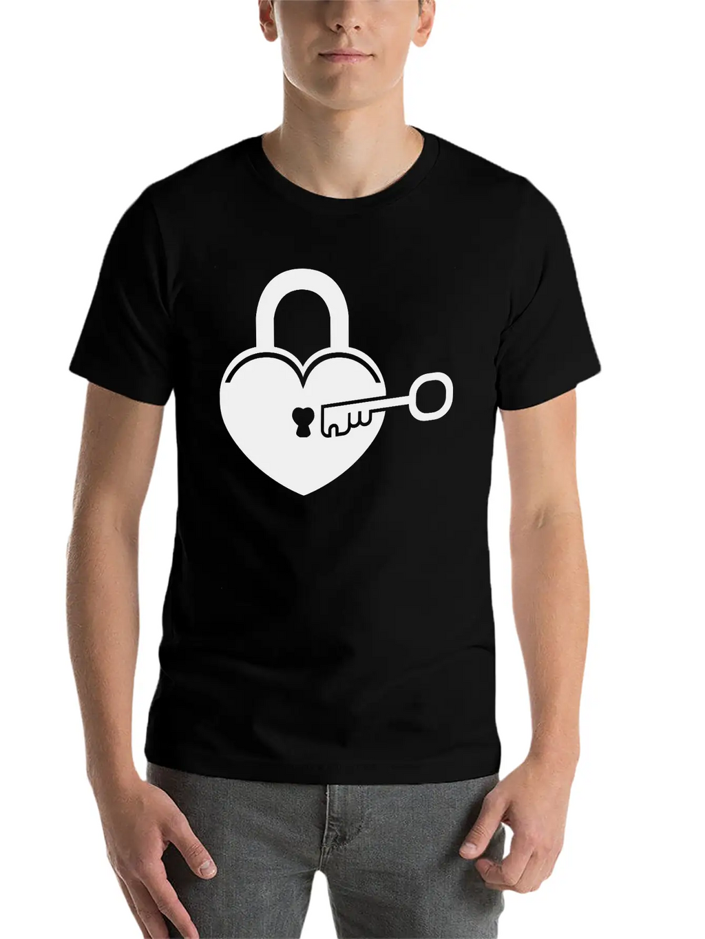 Lock To My Heart 4 Breathable Graphic T-Shirt – Perfect For Casual Days