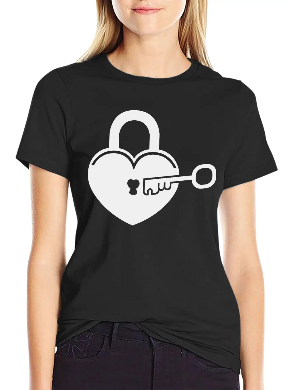 Lock To My Heart 4 Breathable Graphic T-Shirt – Perfect For Casual Days