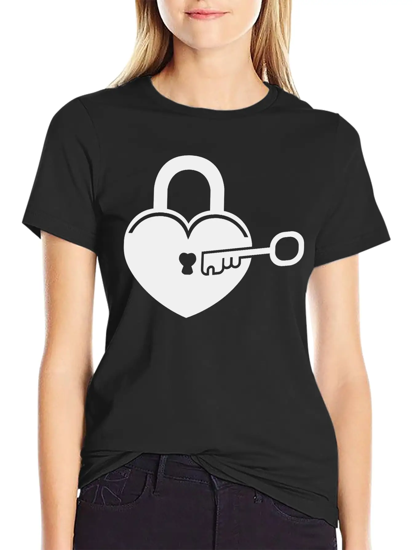 Lock To My Heart 4 Breathable Graphic T-Shirt – Perfect For Casual Days