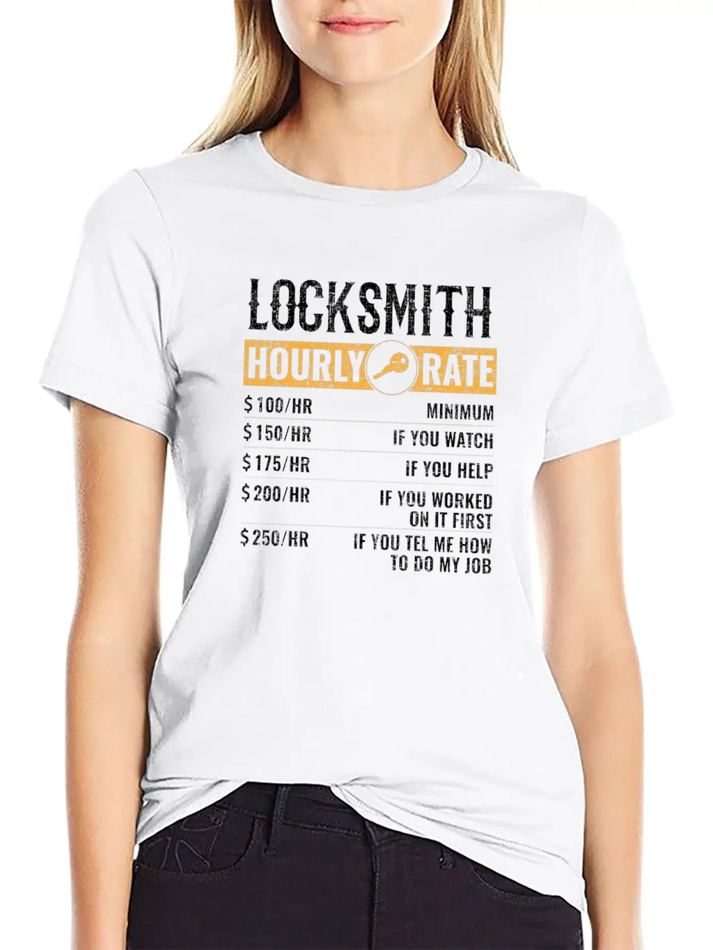 Locksmith Hourly Rates, Locksmith Unisex Short Sleeve Soft Cotton T-Shirt – Casual Everyday Wear