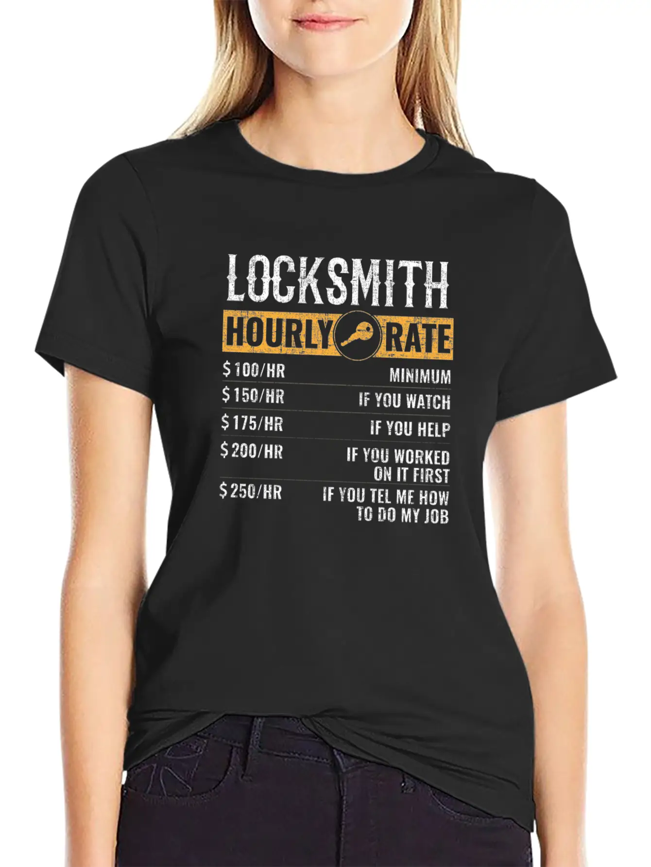 Locksmith Hourly Rates, Locksmith Unisex Short Sleeve Soft Cotton T-Shirt – Casual Everyday Wear