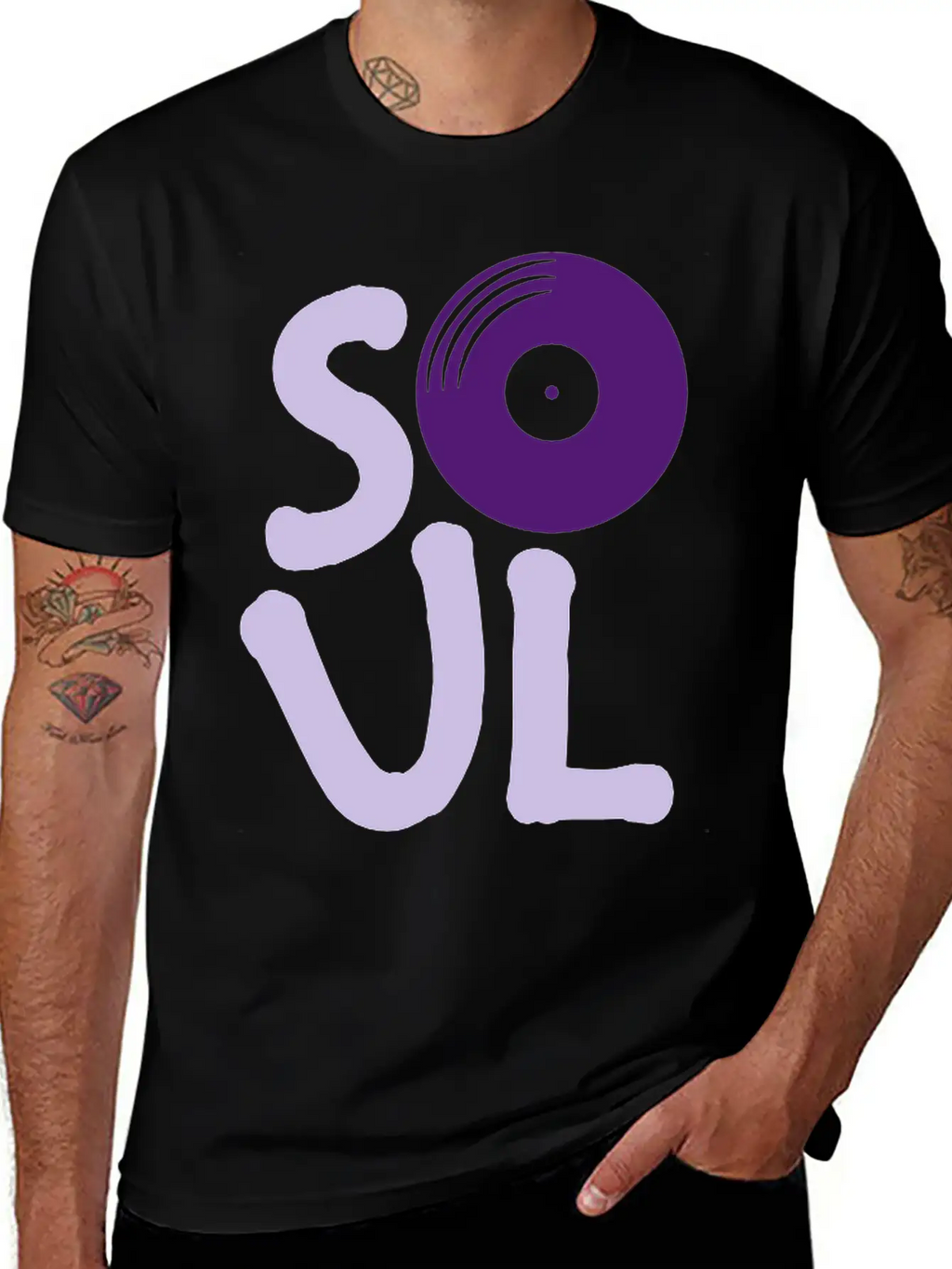 Logo Soul Music Casual Graphic T-Shirt – Simple And Comfortable Daily Wear
