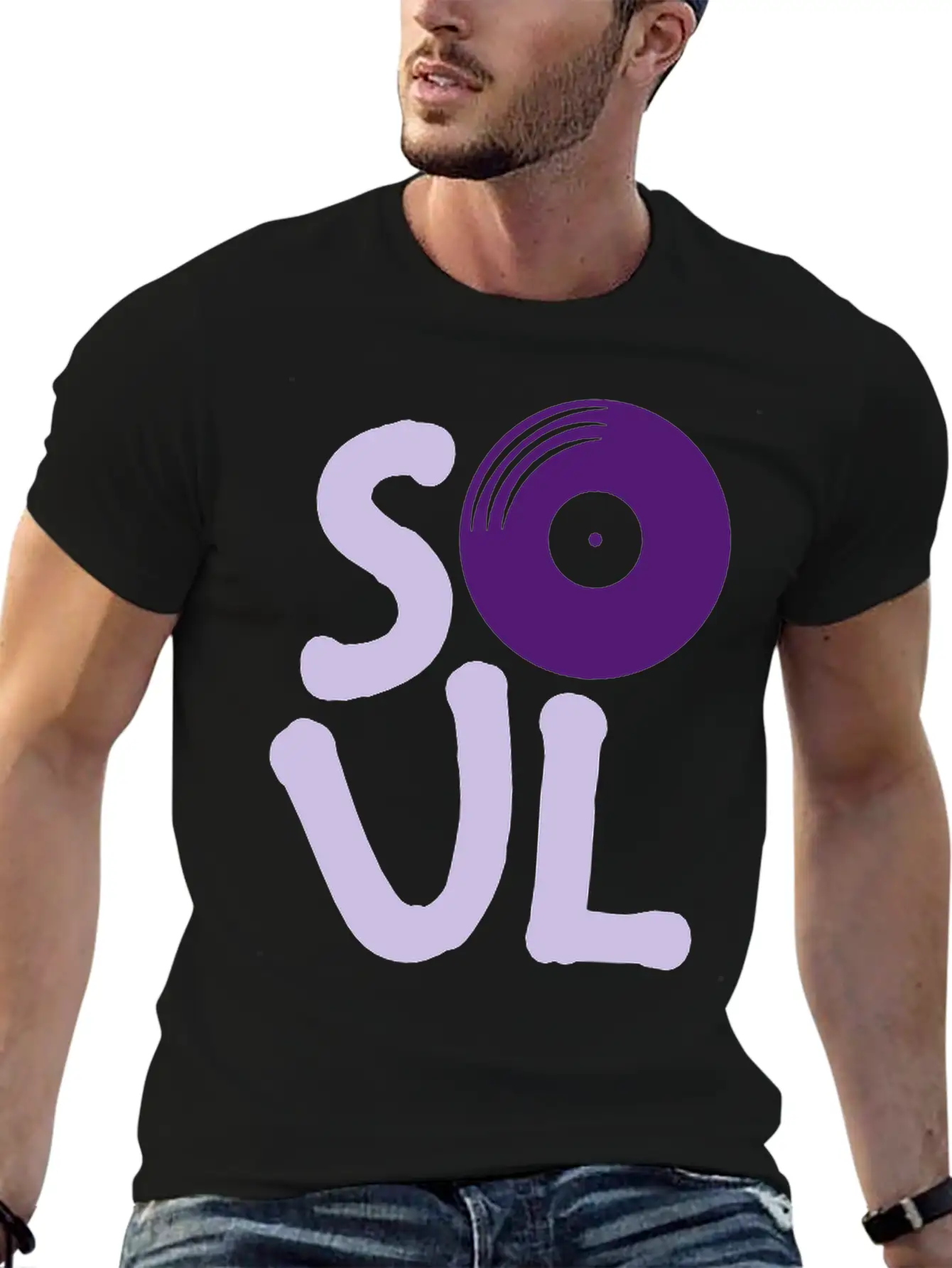 Logo Soul Music Casual Graphic T-Shirt – Simple And Comfortable Daily Wear