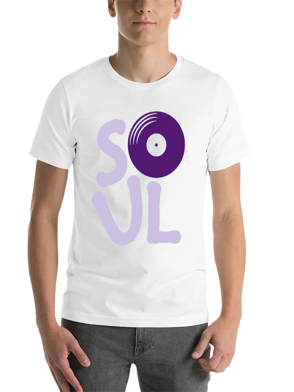 Logo Soul Music Casual Graphic T-Shirt – Simple And Comfortable Daily Wear