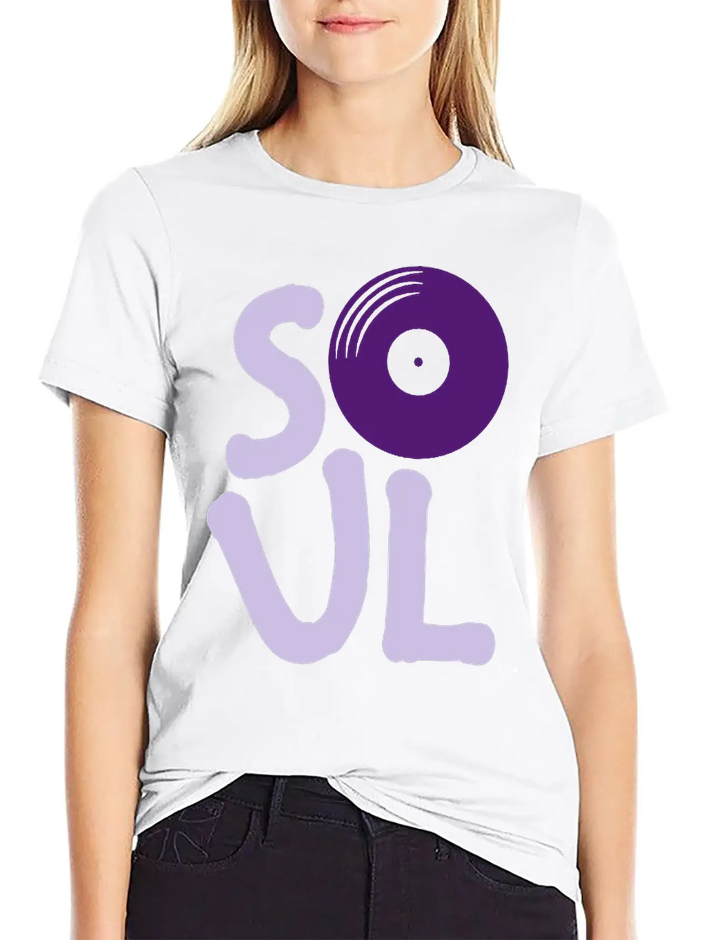 Logo Soul Music Casual Graphic T-Shirt – Simple And Comfortable Daily Wear