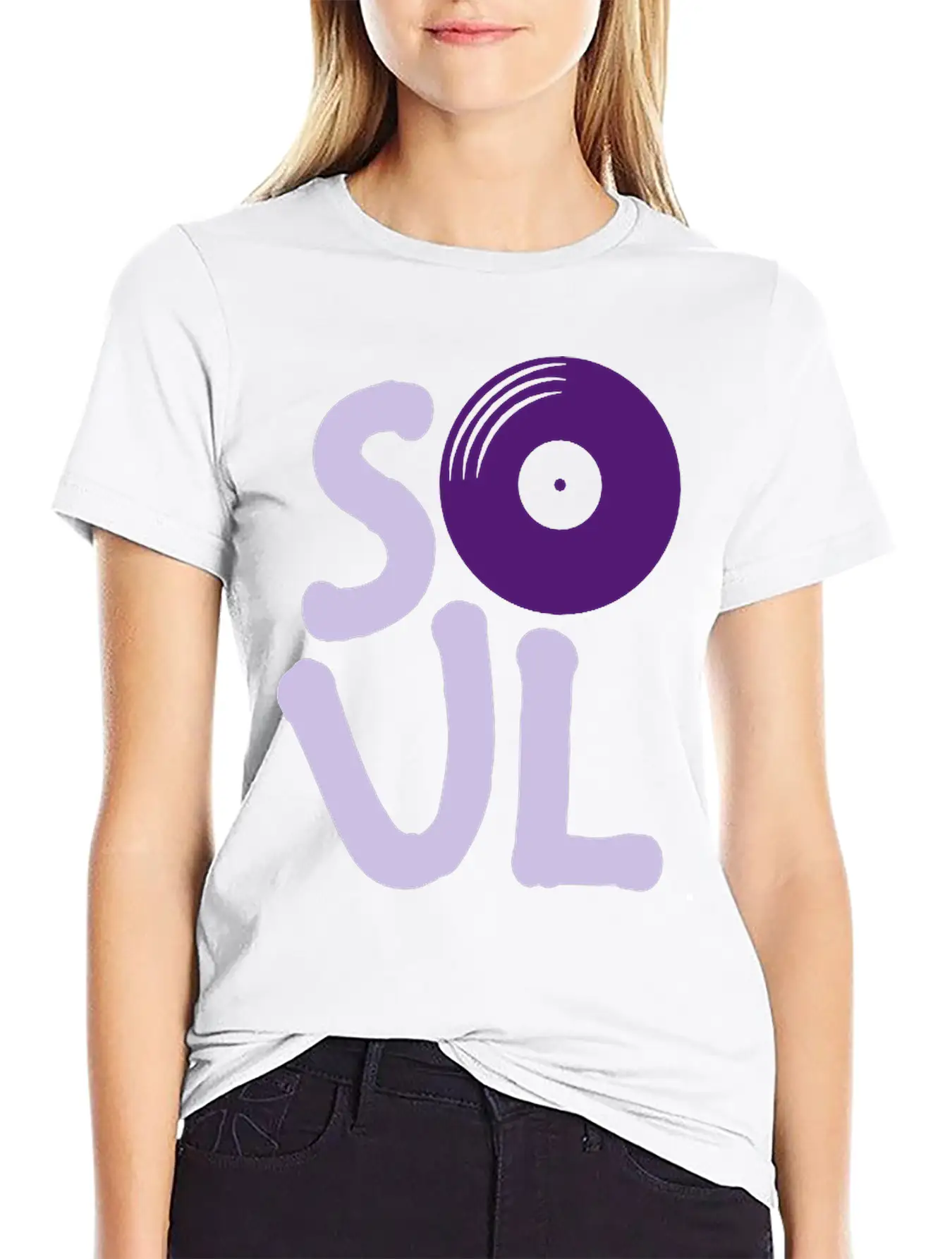 Logo Soul Music Casual Graphic T-Shirt – Simple And Comfortable Daily Wear