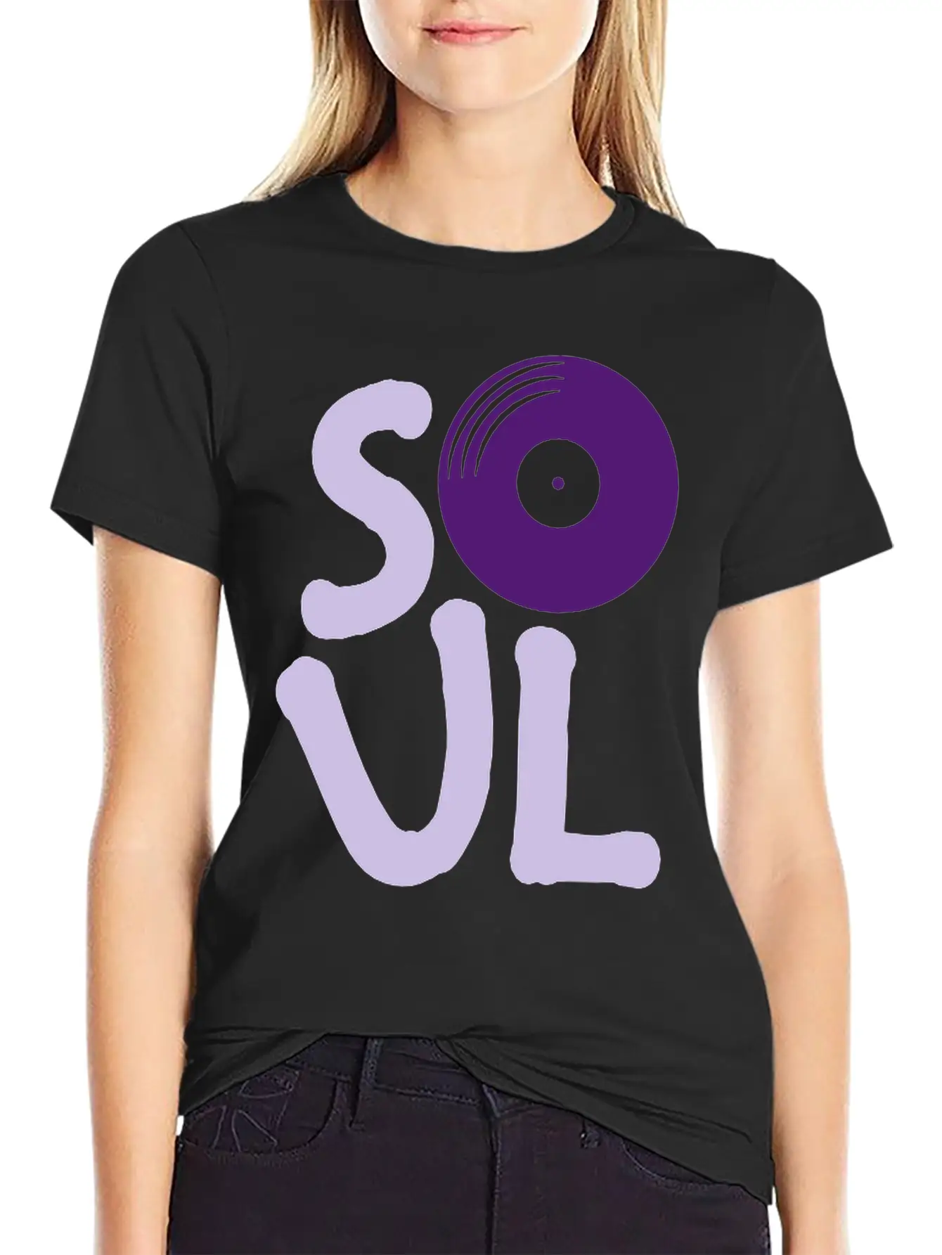 Logo Soul Music Casual Graphic T-Shirt – Simple And Comfortable Daily Wear