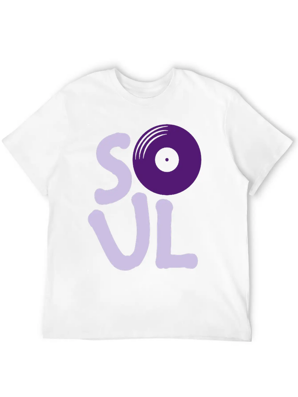 Logo Soul Music Casual Graphic T-Shirt – Simple And Comfortable Daily Wear