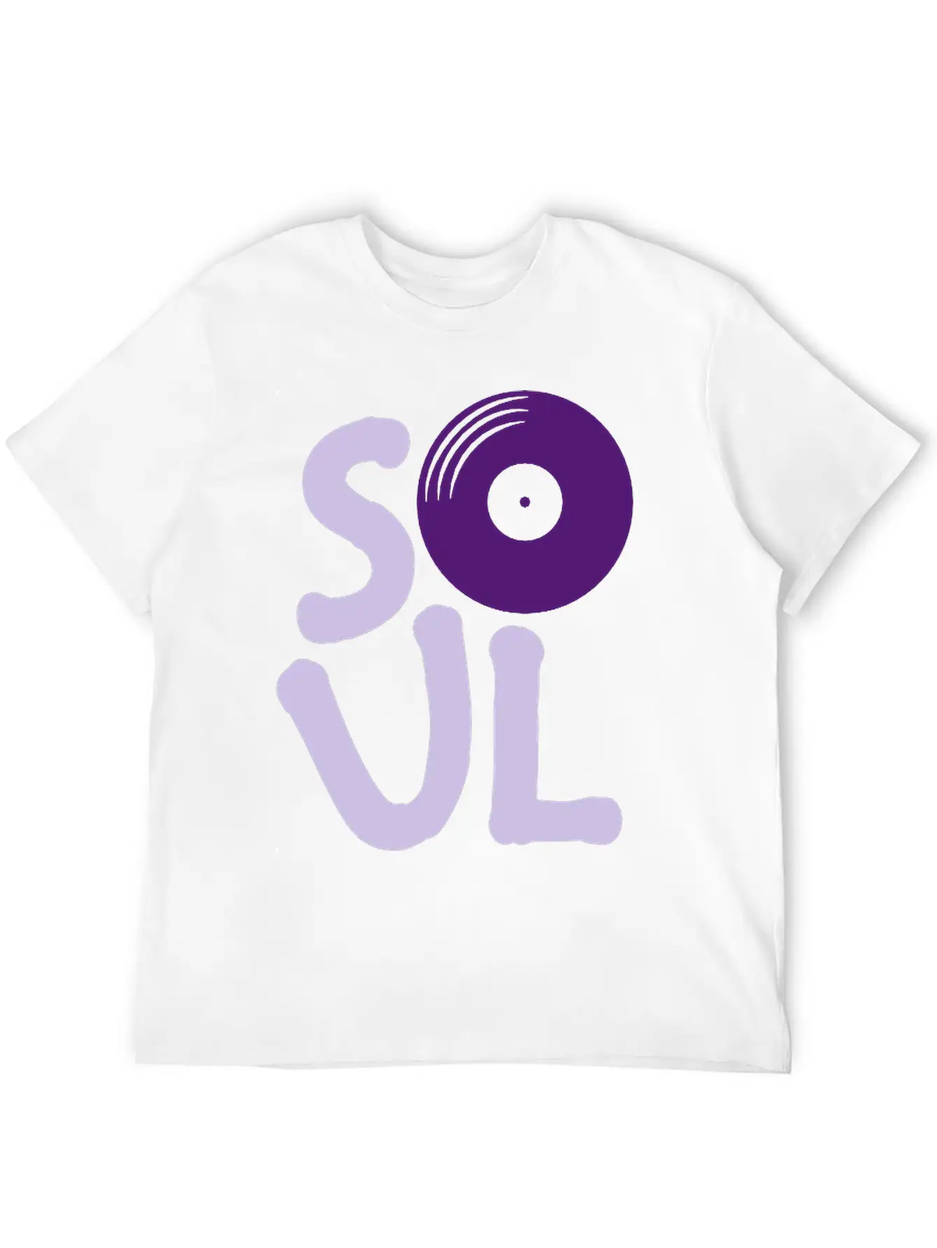 Logo Soul Music Casual Graphic T-Shirt – Simple And Comfortable Daily Wear