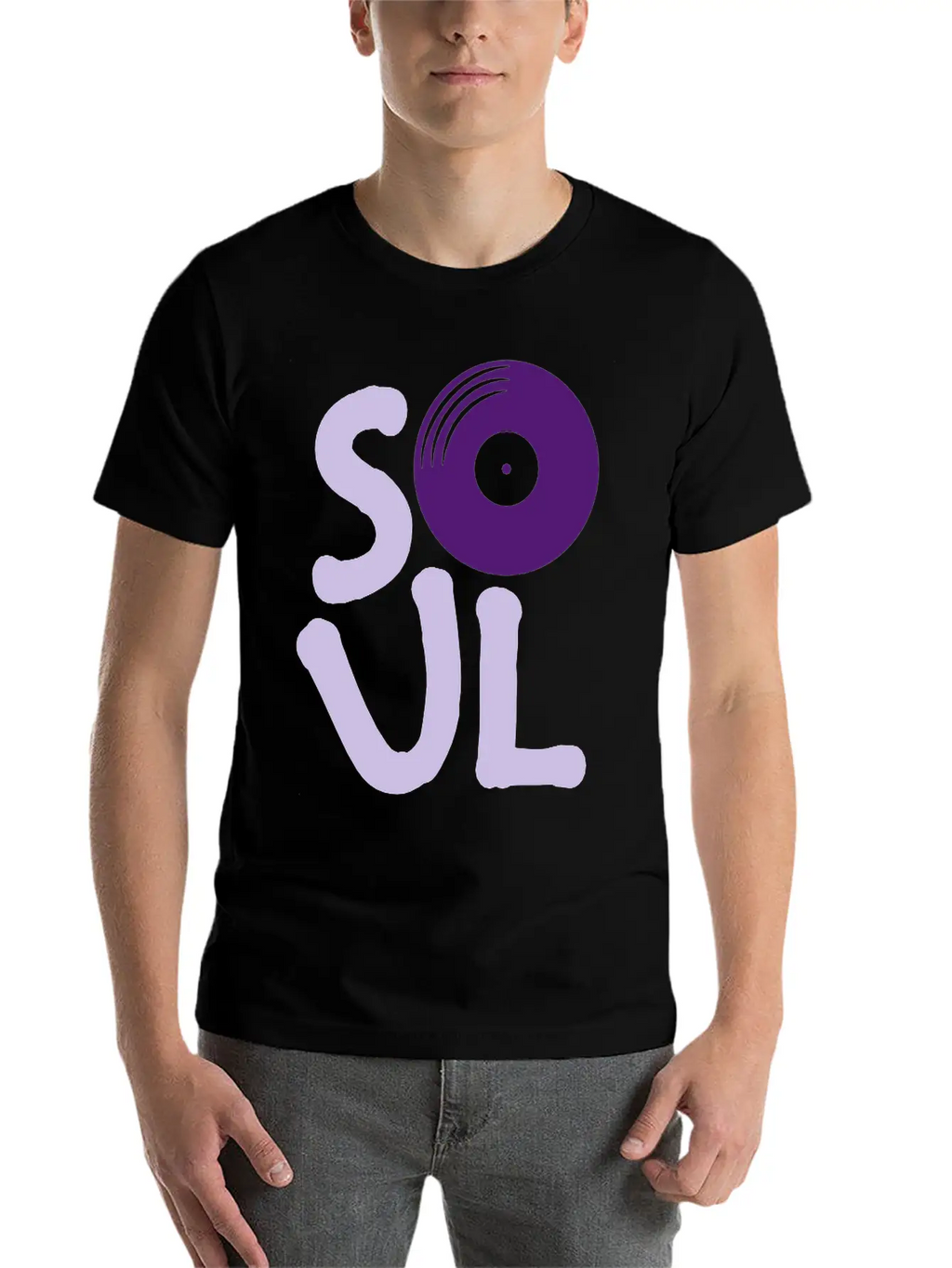 Logo Soul Music Casual Graphic T-Shirt – Simple And Comfortable Daily Wear