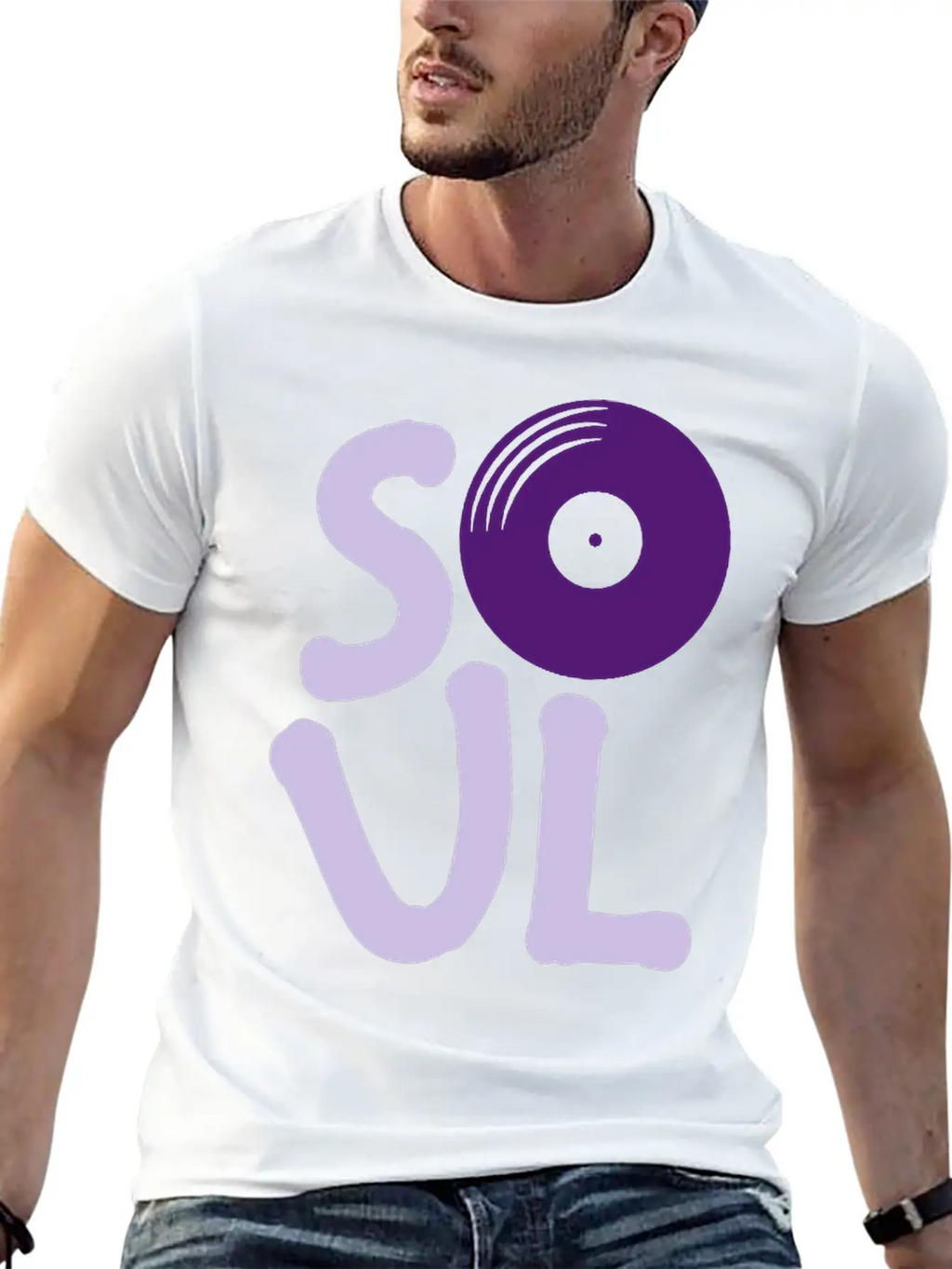 Logo Soul Music Casual Graphic T-Shirt – Simple And Comfortable Daily Wear