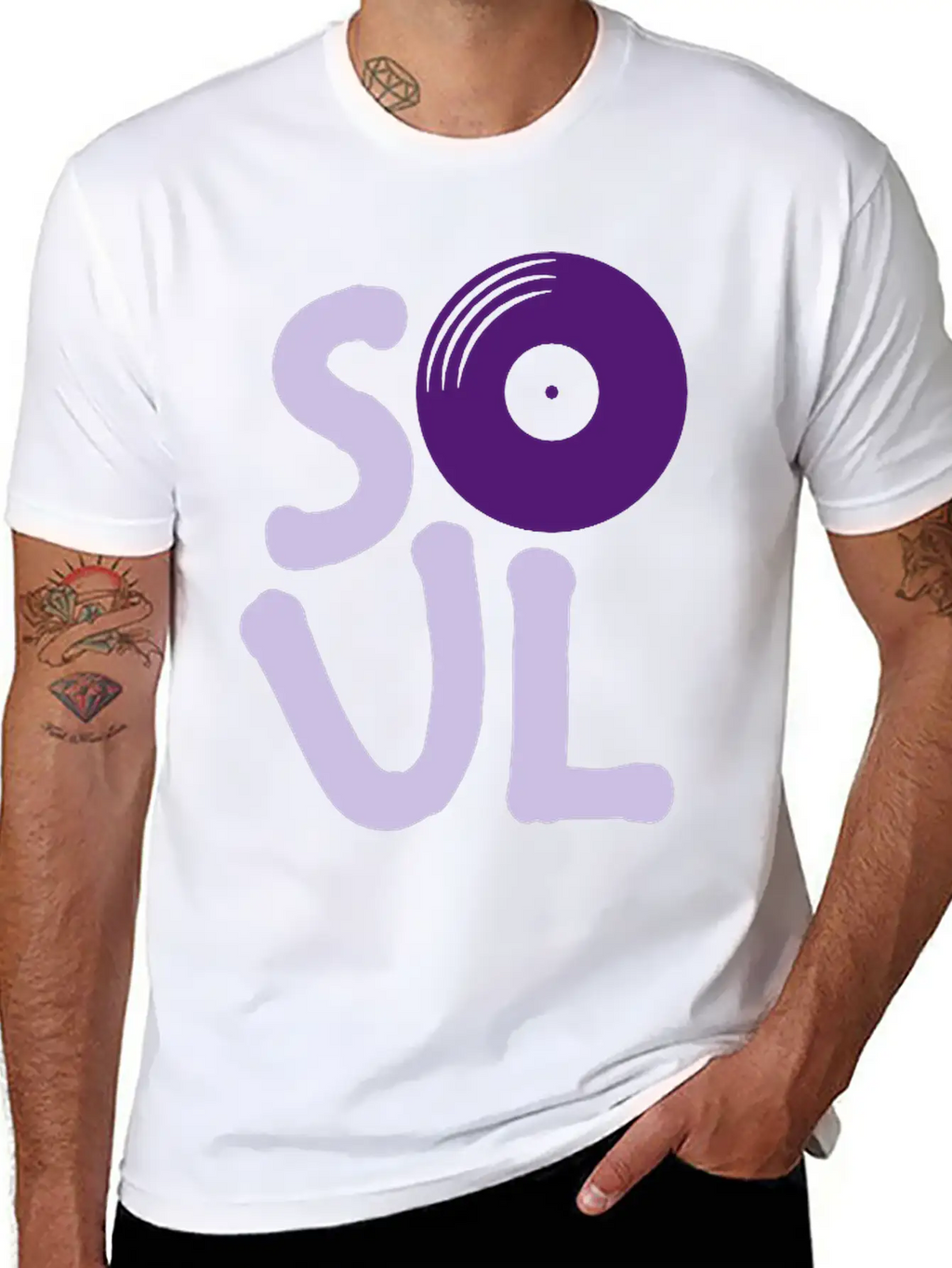 Logo Soul Music Casual Graphic T-Shirt – Simple And Comfortable Daily Wear