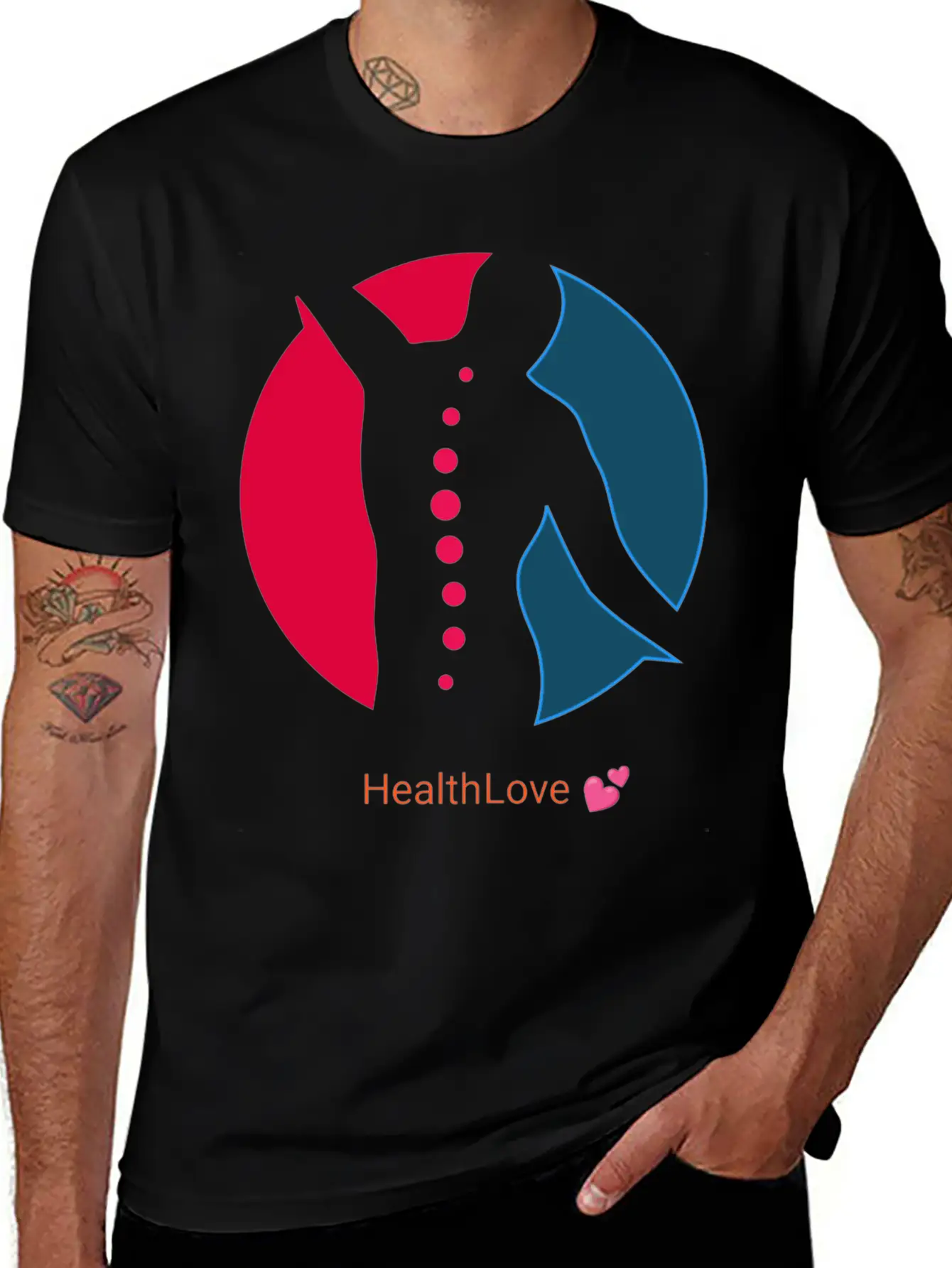 Logo5 4 1980Health Fitness, Exercise, Health Love Essential Cotton Tee For Daily Outfits – Unisex Style