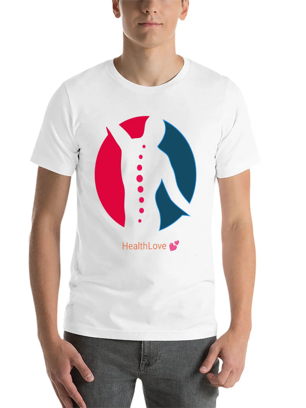 Logo5 4 1980Health Fitness, Exercise, Health Love Essential Cotton Tee For Daily Outfits – Unisex Style