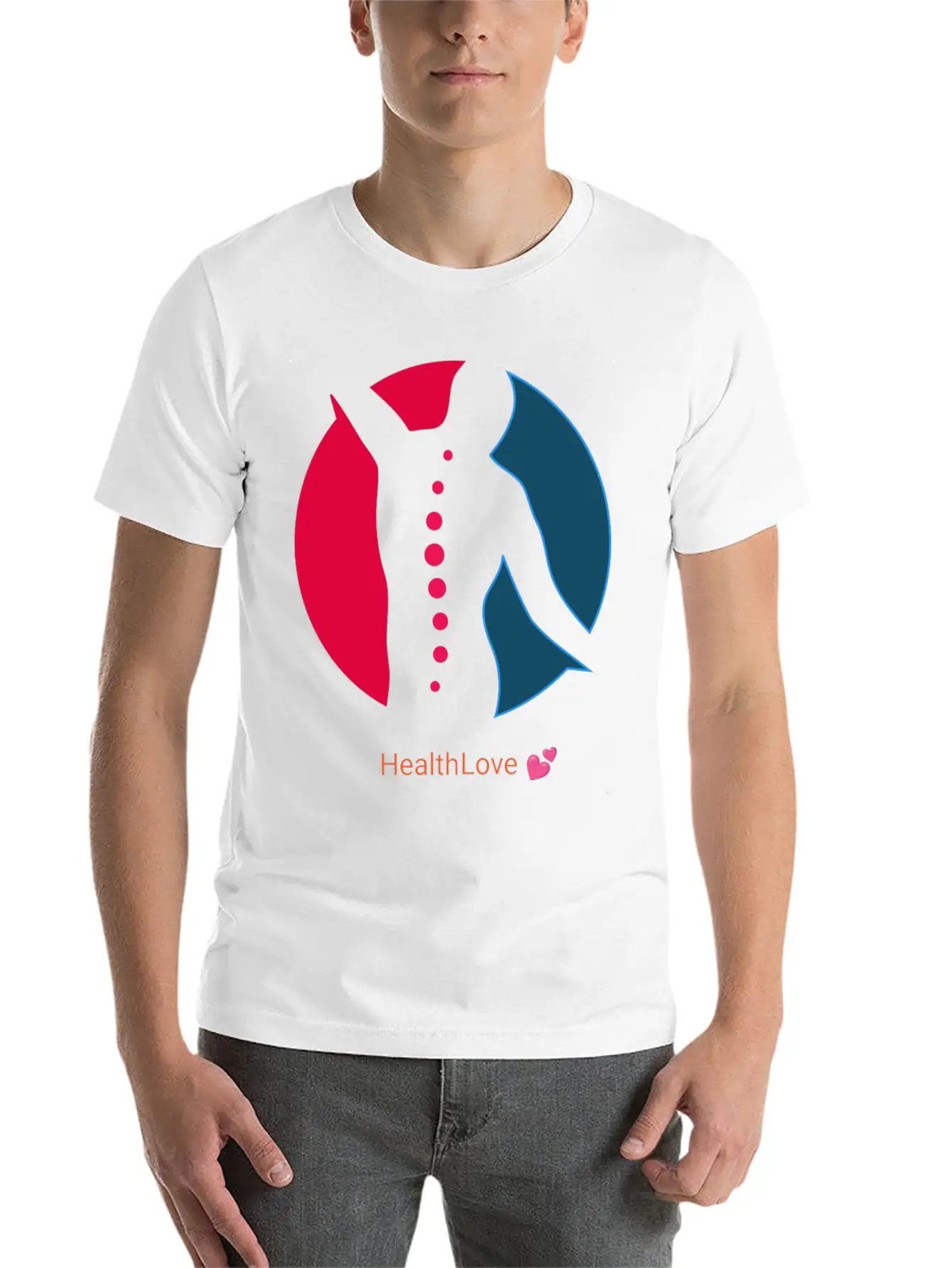 Logo5 4 1980Health Fitness, Exercise, Health Love Essential Cotton Tee For Daily Outfits – Unisex Style