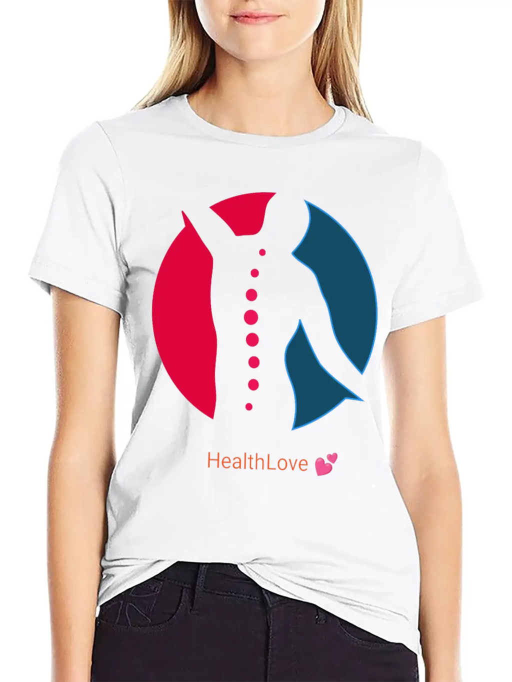 Logo5 4 1980Health Fitness, Exercise, Health Love Essential Cotton Tee For Daily Outfits – Unisex Style