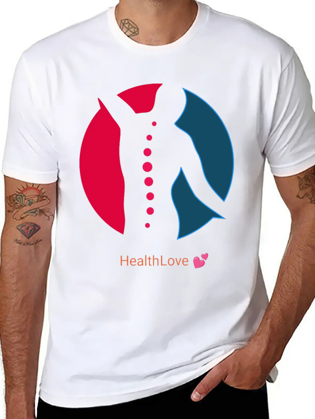 Logo5 4 1980Health Fitness, Exercise, Health Love Essential Cotton Tee For Daily Outfits – Unisex Style