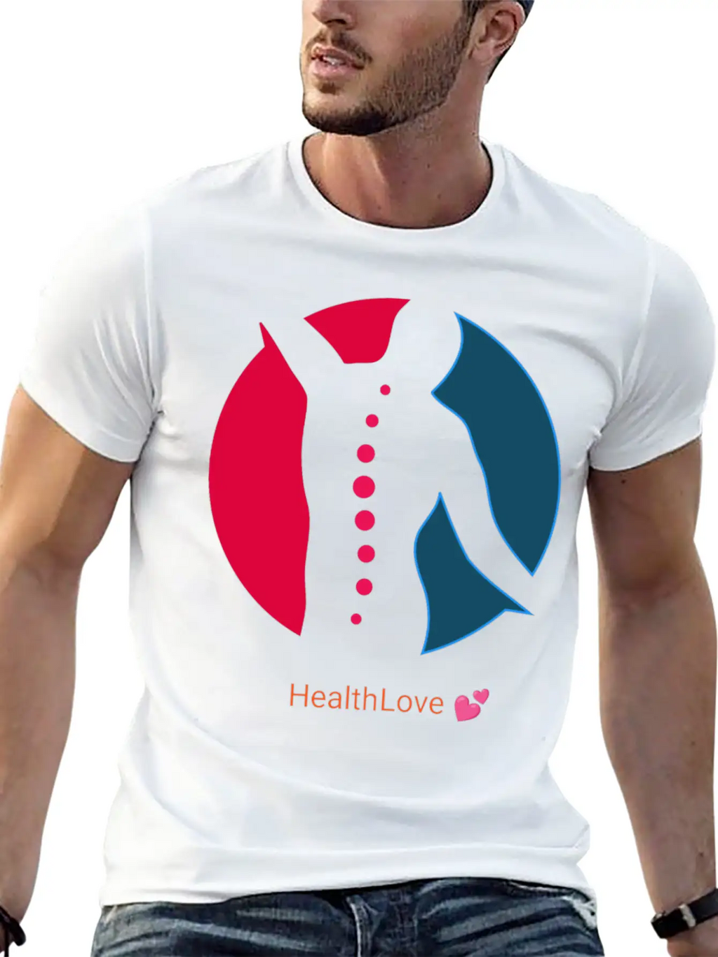 Logo5 4 1980Health Fitness, Exercise, Health Love Essential Cotton Tee For Daily Outfits – Unisex Style
