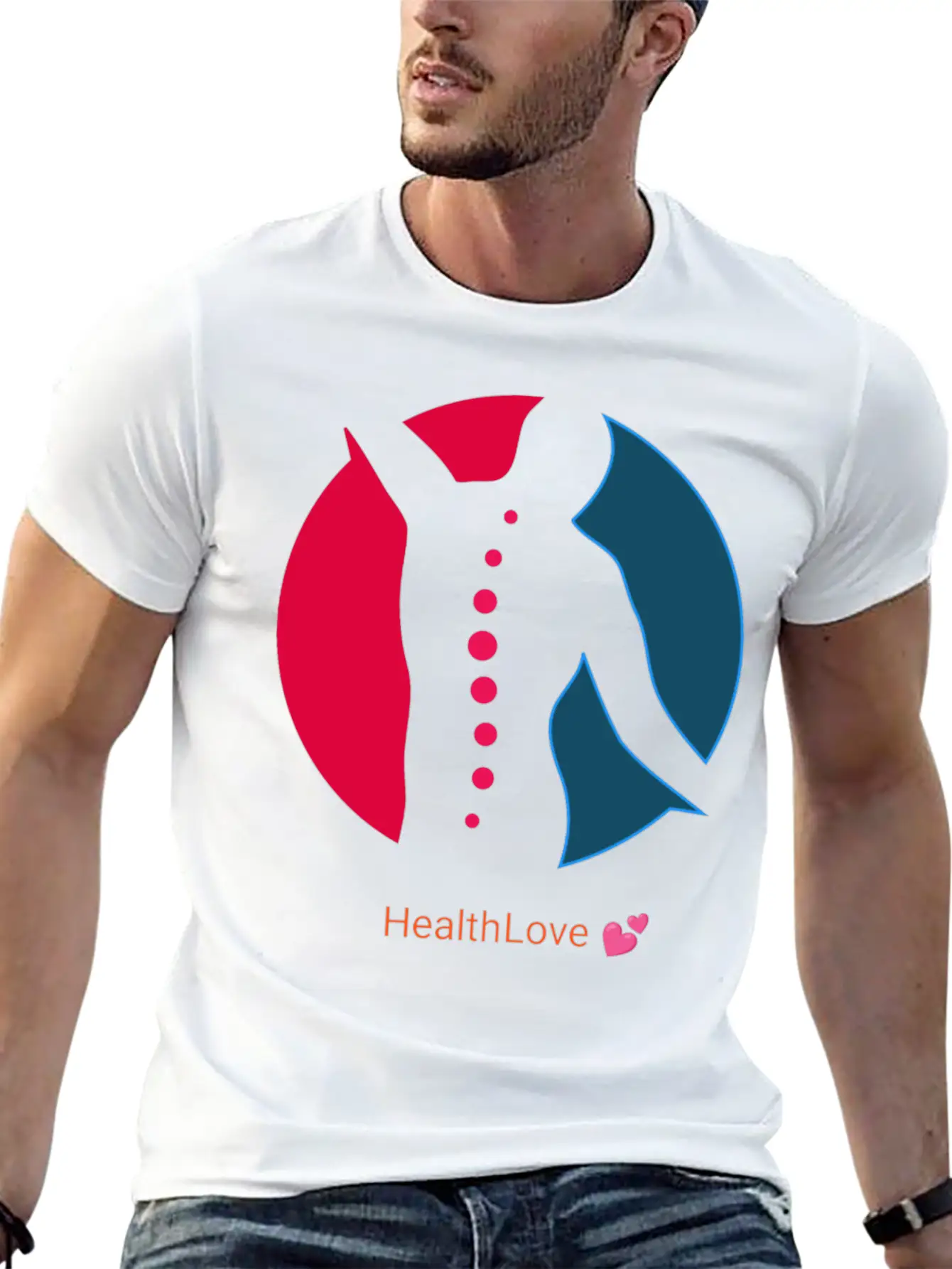 Logo5 4 1980Health Fitness, Exercise, Health Love Essential Cotton Tee For Daily Outfits – Unisex Style