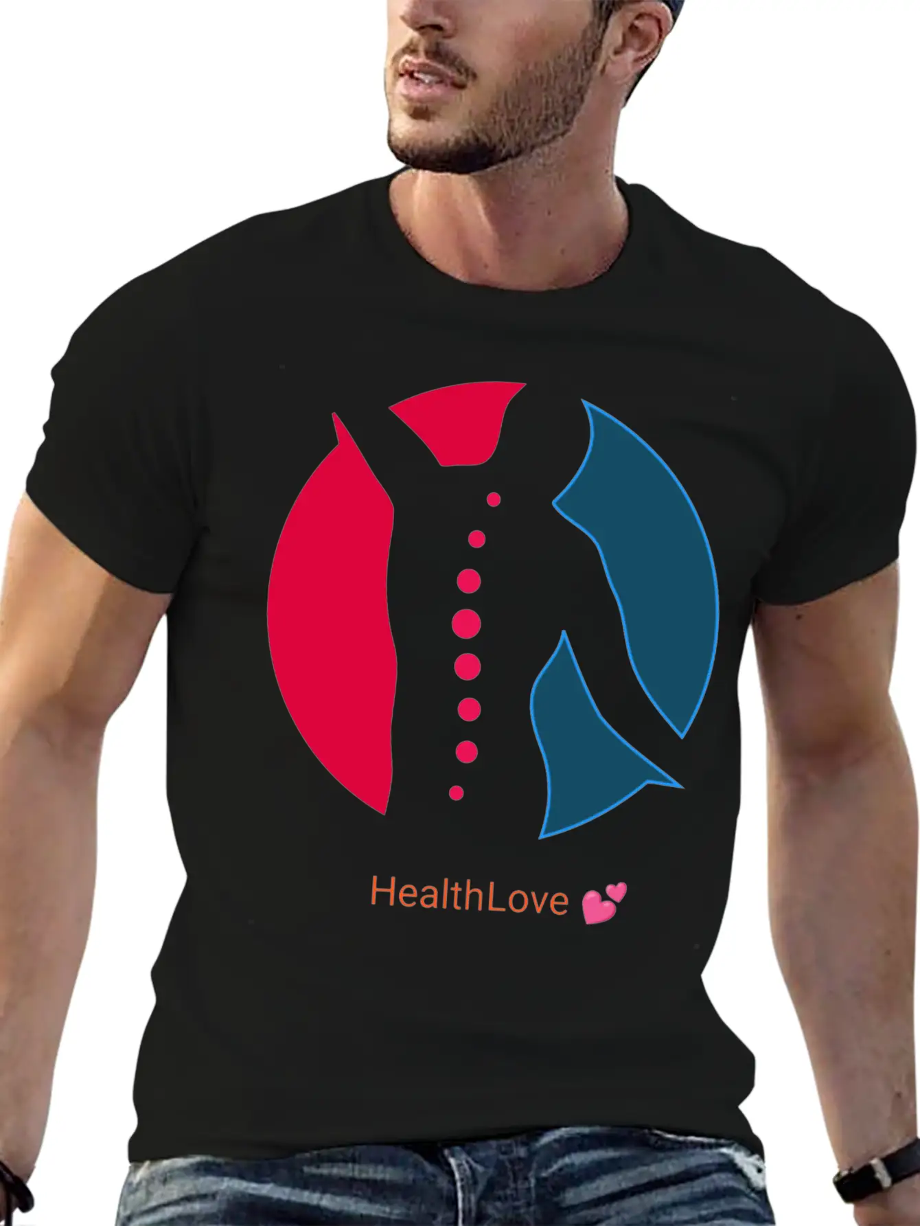 Logo5 4 1980Health Fitness, Exercise, Health Love Essential Cotton Tee For Daily Outfits – Unisex Style