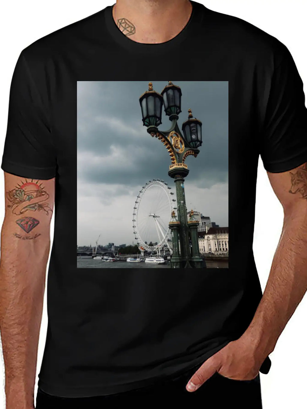 London - Grey (as Always) Unisex Short Sleeve Soft Cotton T-Shirt – Casual Everyday Wear