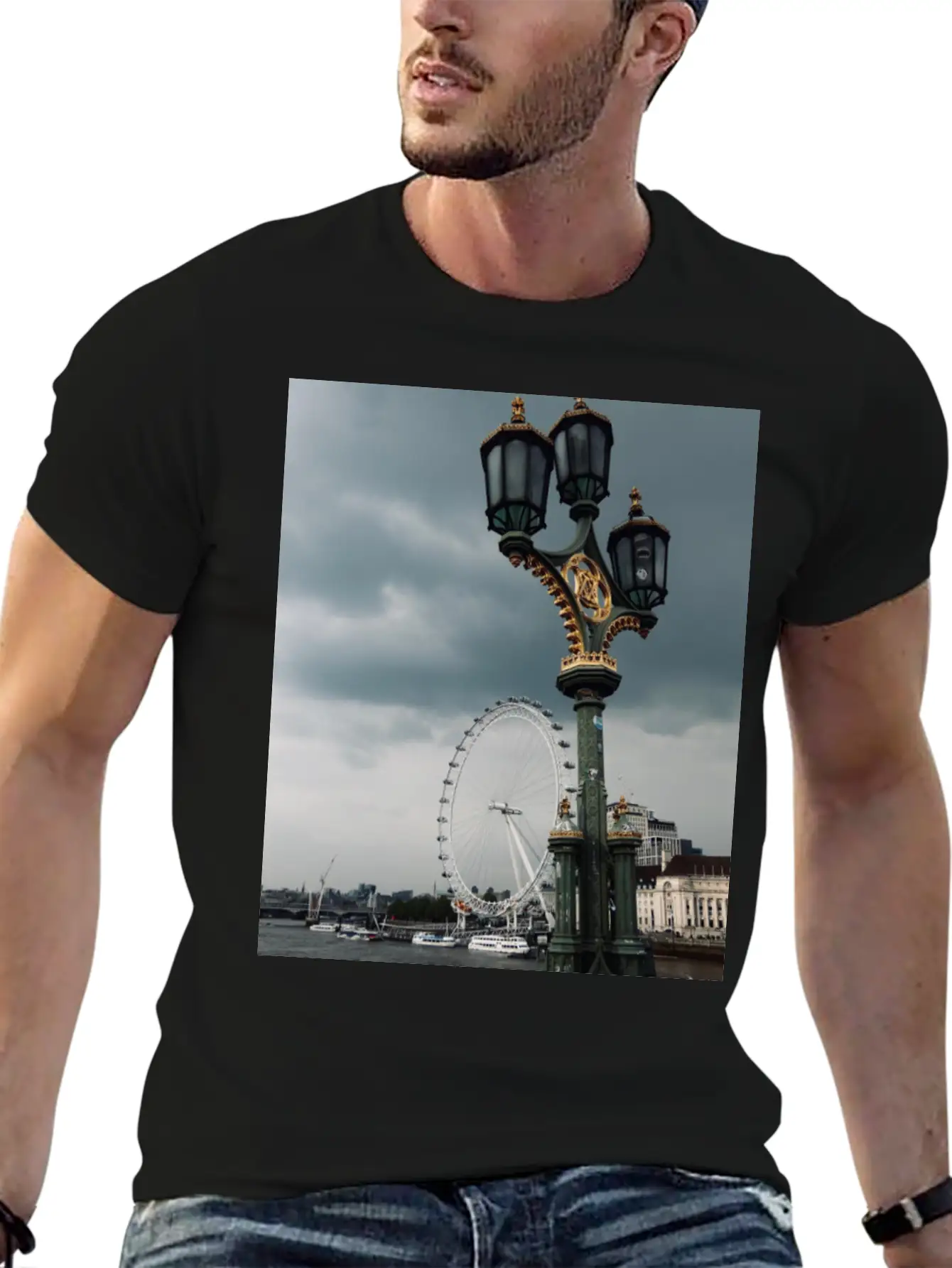 London - Grey (as Always) Unisex Short Sleeve Soft Cotton T-Shirt – Casual Everyday Wear