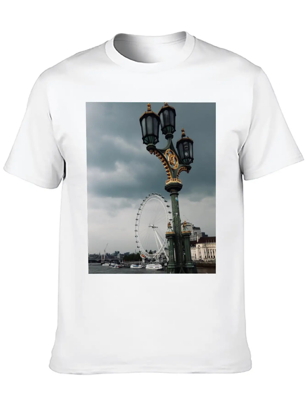 London - Grey (as Always) Unisex Short Sleeve Soft Cotton T-Shirt – Casual Everyday Wear