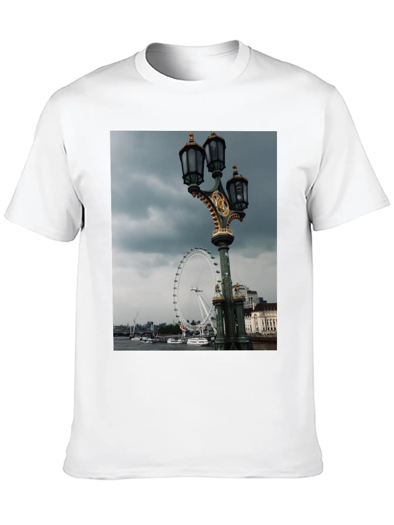 London - Grey (as Always) Unisex Short Sleeve Soft Cotton T-Shirt – Casual Everyday Wear