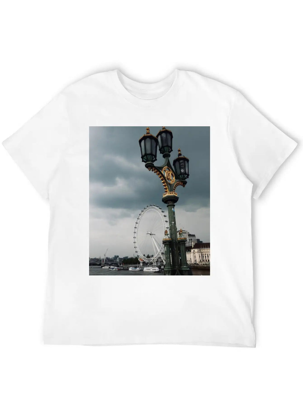 London - Grey (as Always) Unisex Short Sleeve Soft Cotton T-Shirt – Casual Everyday Wear