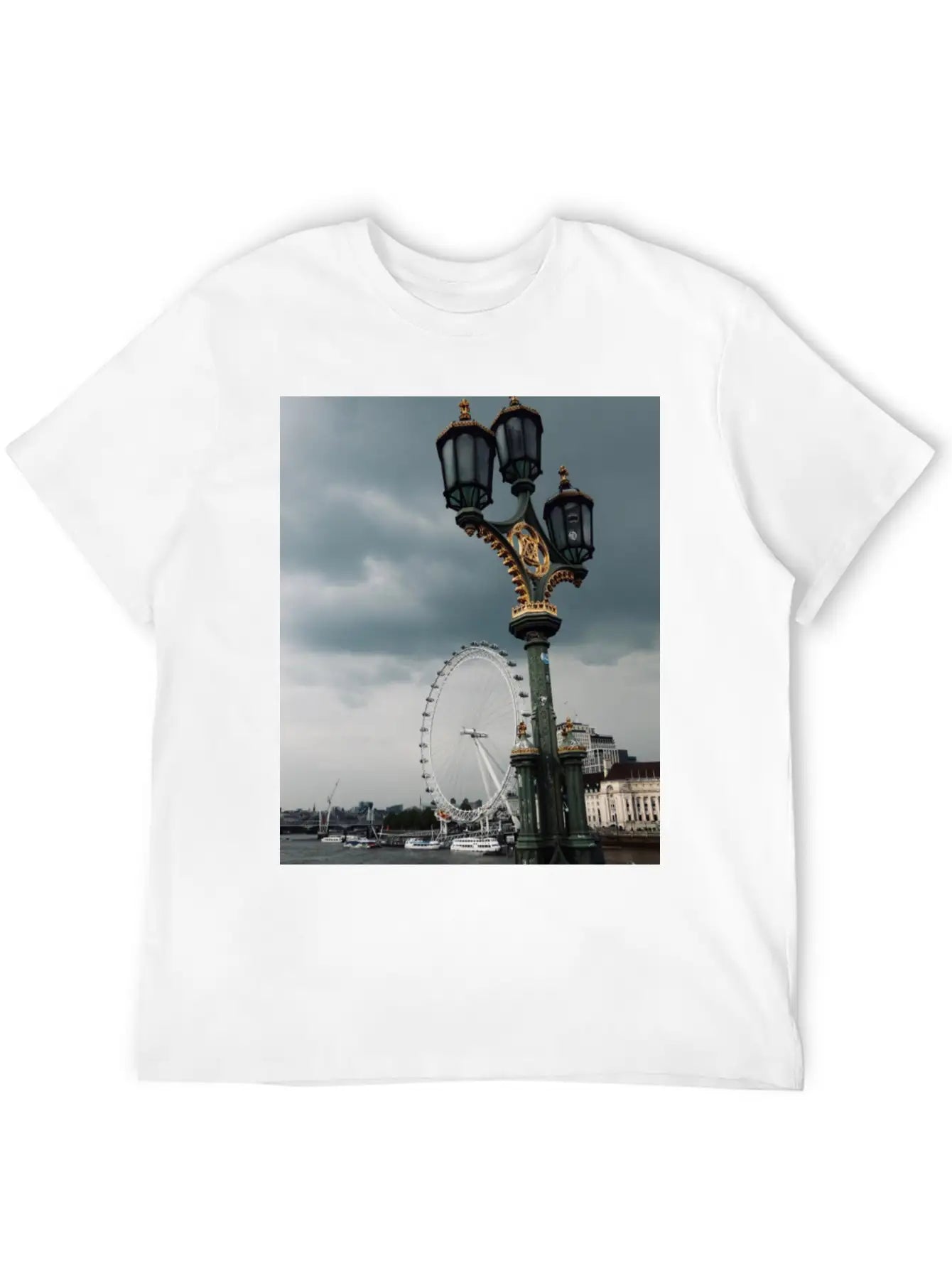 London - Grey (as Always) Unisex Short Sleeve Soft Cotton T-Shirt – Casual Everyday Wear