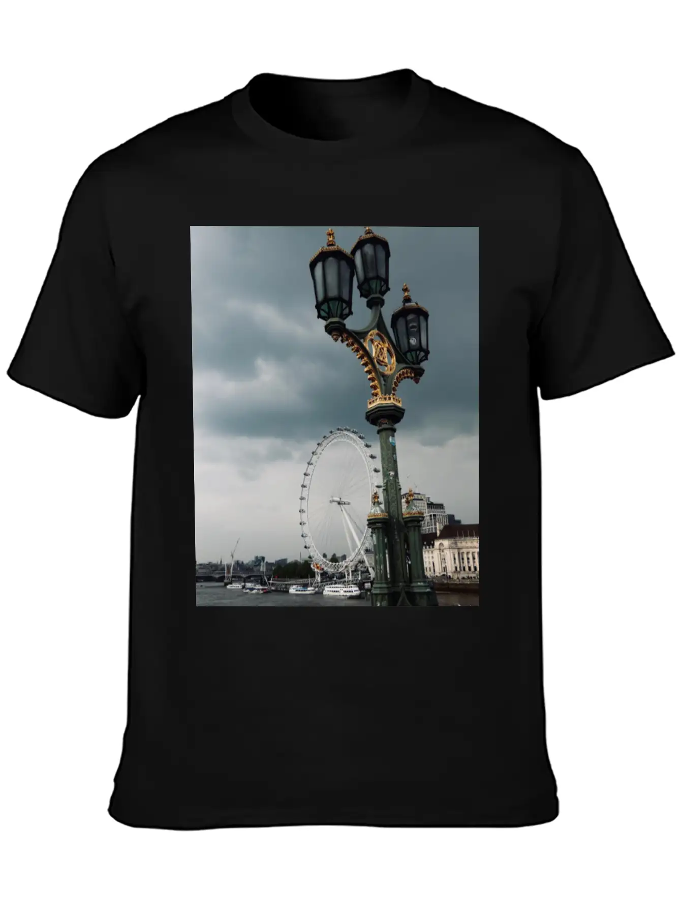 London - Grey (as Always) Unisex Short Sleeve Soft Cotton T-Shirt – Casual Everyday Wear