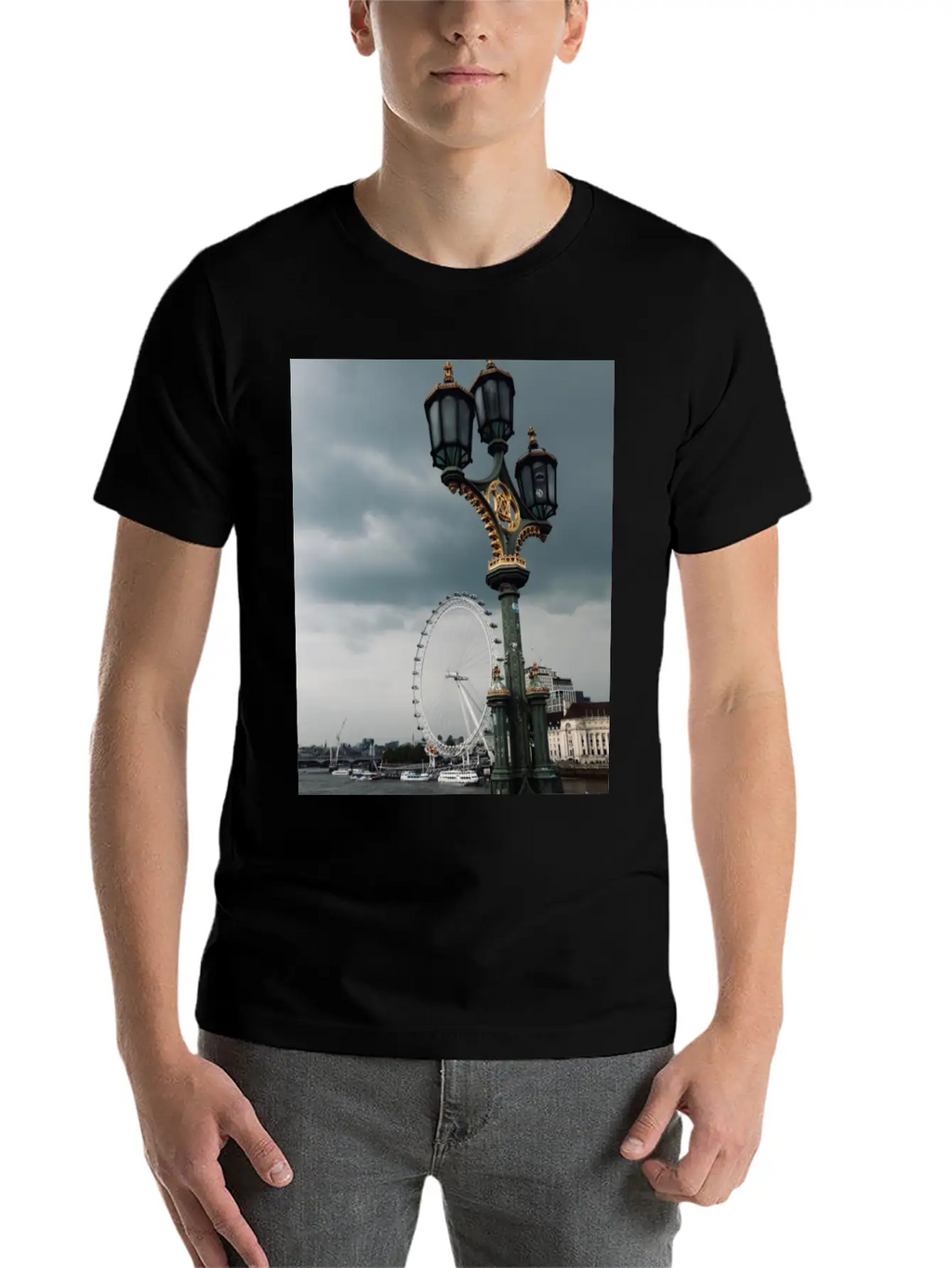 London - Grey (as Always) Unisex Short Sleeve Soft Cotton T-Shirt – Casual Everyday Wear