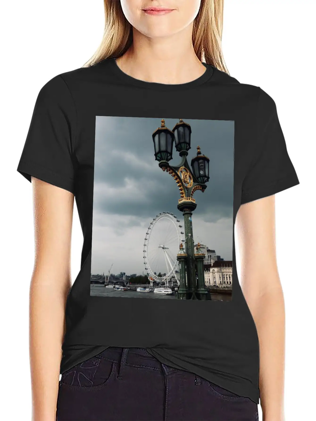 London - Grey (as Always) Unisex Short Sleeve Soft Cotton T-Shirt – Casual Everyday Wear