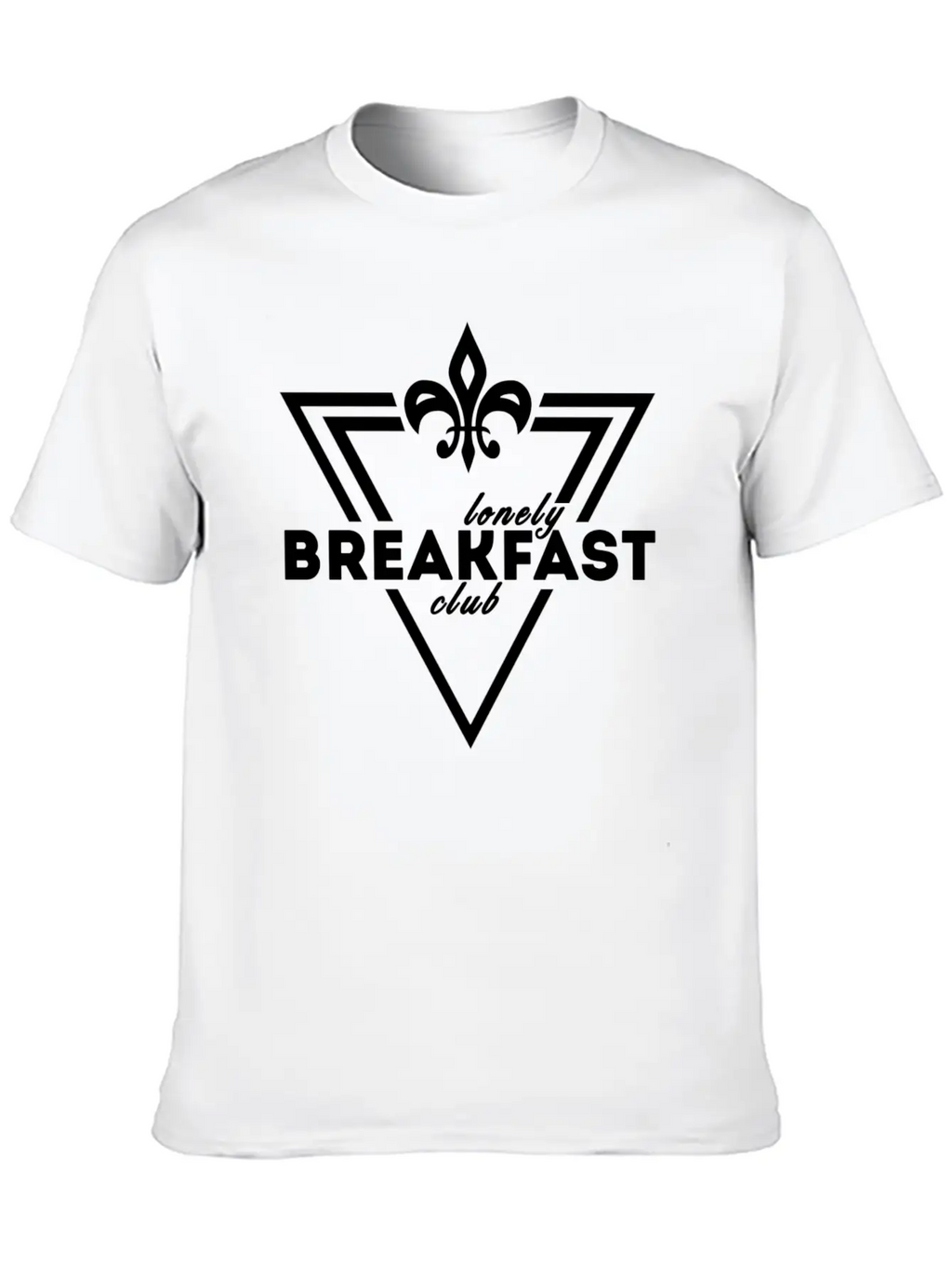 Lonely Breakfast Club Unisex Casual T-Shirt – Clean Design For Daily Comfort