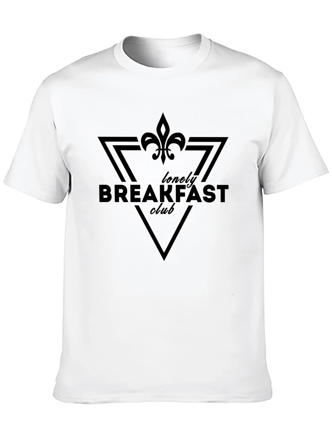 Lonely Breakfast Club Unisex Casual T-Shirt – Clean Design For Daily Comfort