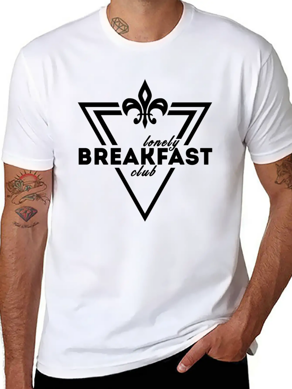 Lonely Breakfast Club Unisex Casual T-Shirt – Clean Design For Daily Comfort