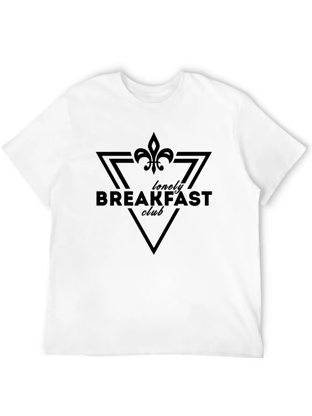 Lonely Breakfast Club Unisex Casual T-Shirt – Clean Design For Daily Comfort