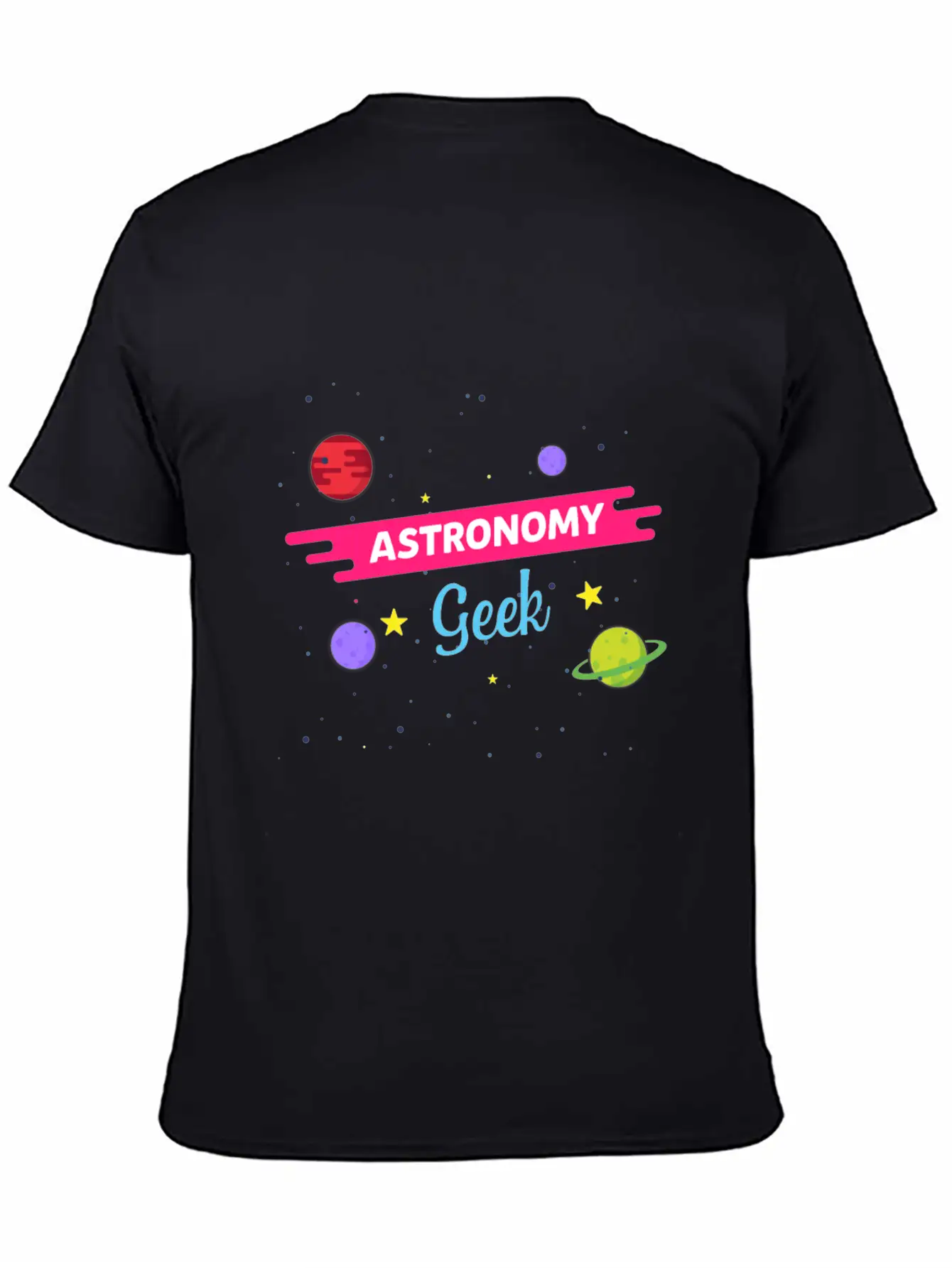LongshanksTees Astronomy Geek Stylish Everyday T-Shirt – Unisex Basic Cotton Tee