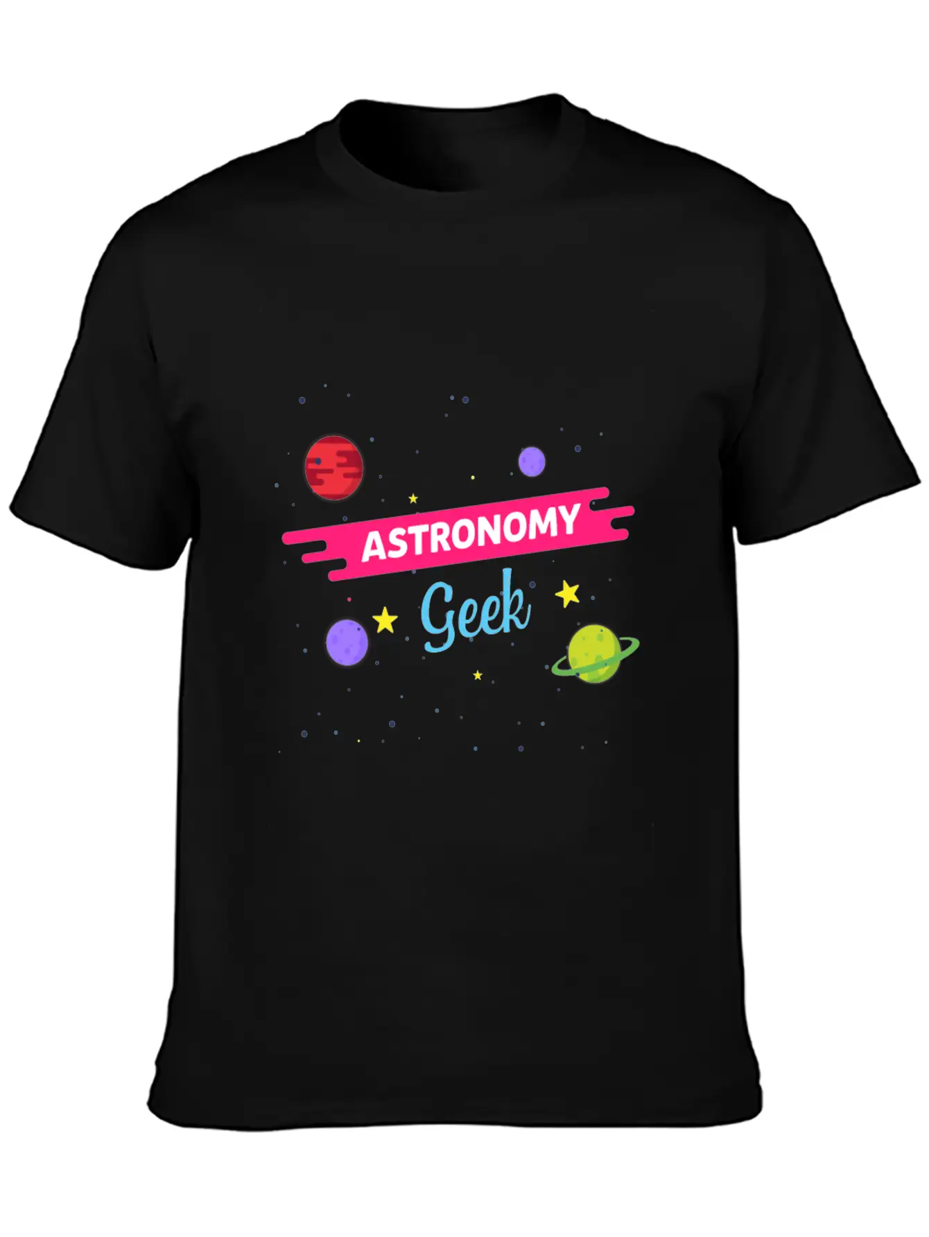 LongshanksTees Astronomy Geek Stylish Everyday T-Shirt – Unisex Basic Cotton Tee