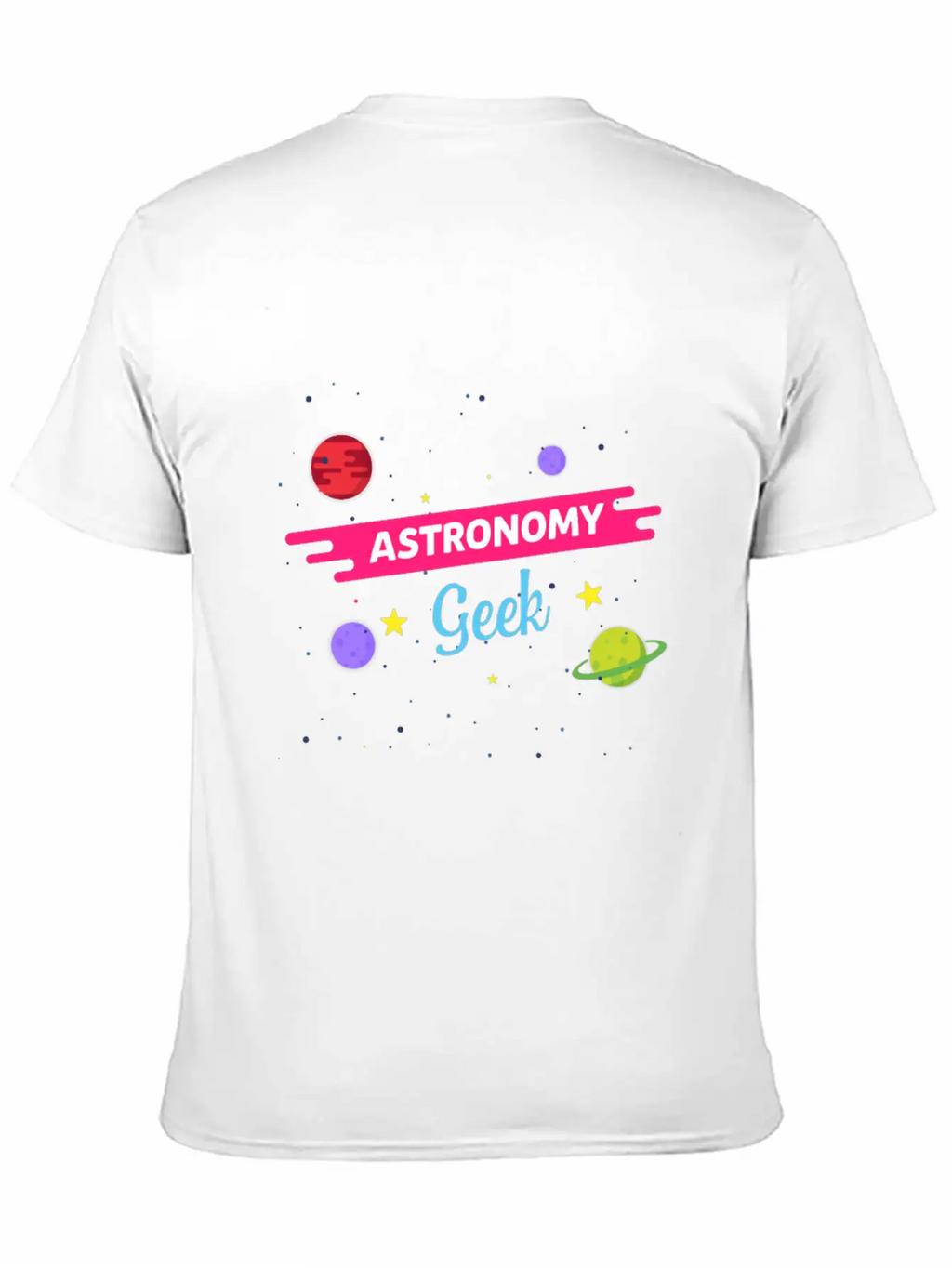 LongshanksTees Astronomy Geek Stylish Everyday T-Shirt – Unisex Basic Cotton Tee