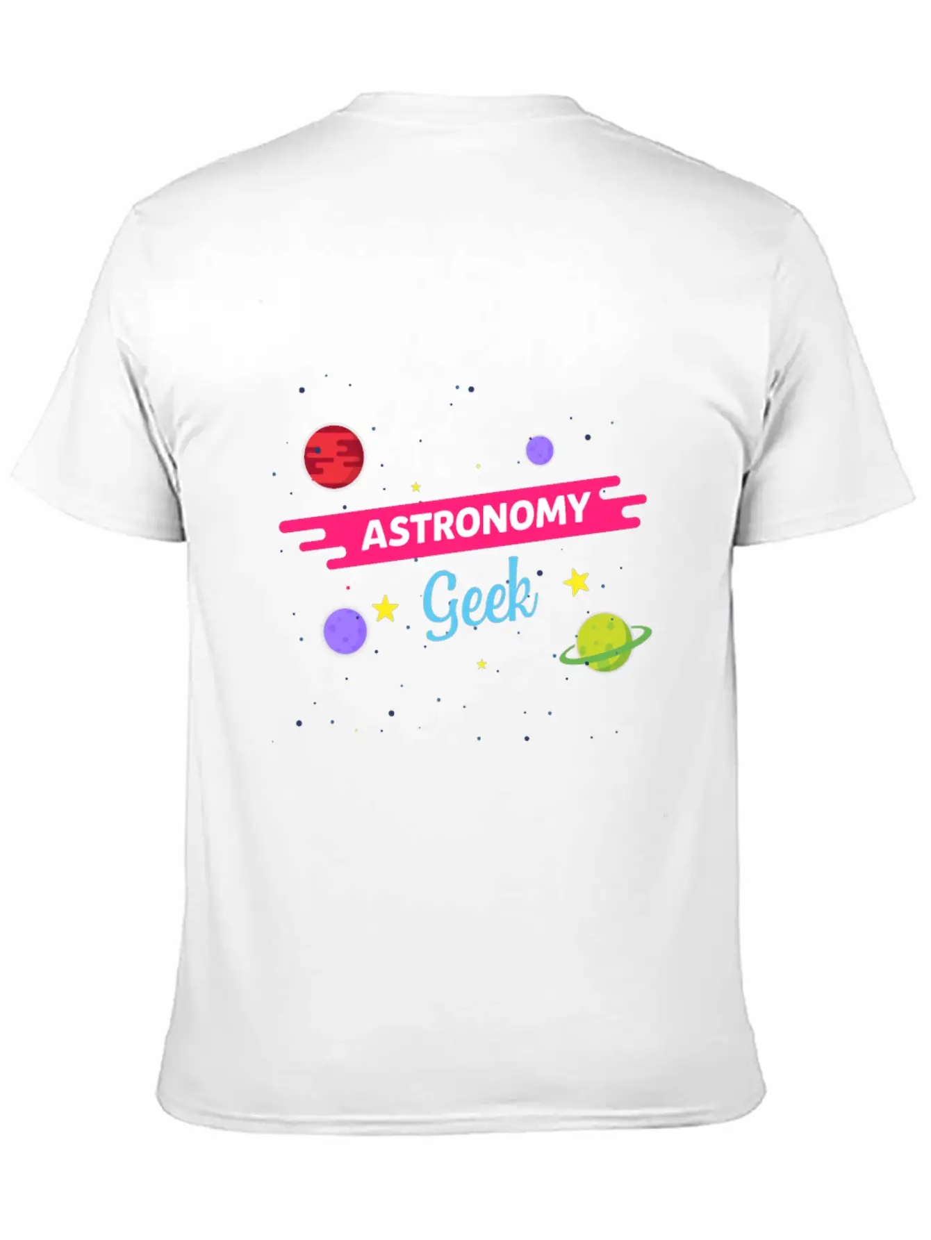 LongshanksTees Astronomy Geek Stylish Everyday T-Shirt – Unisex Basic Cotton Tee
