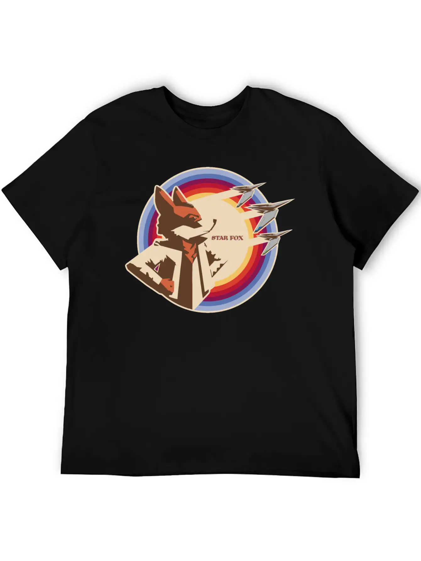 Look To The Stars, Fox Unisex Short Sleeve Soft Cotton T-Shirt – Casual Everyday Wear
